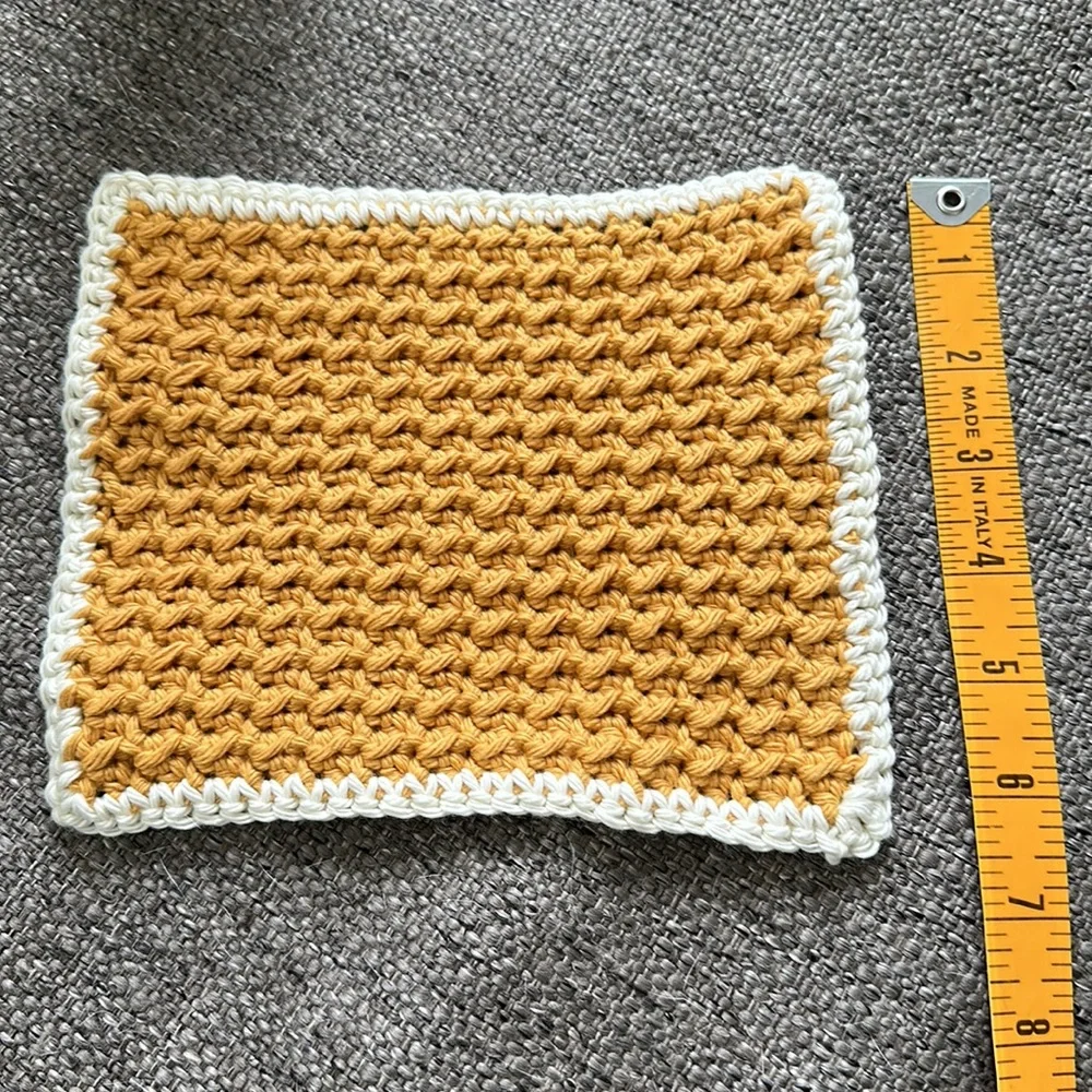 Hand made 100% Cotton DishCloths WashCloths Spa Cottage Granny Country Core